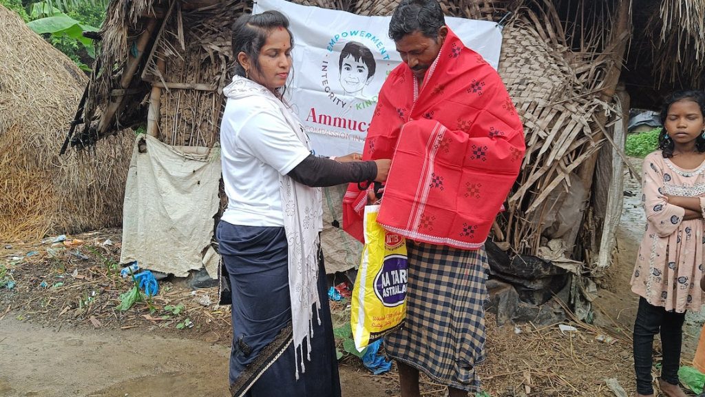 Clothes Distribution at Puri